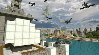 Illustration for article titled We're Finally Excited About a WWII Game Again. It's... Minecraft?